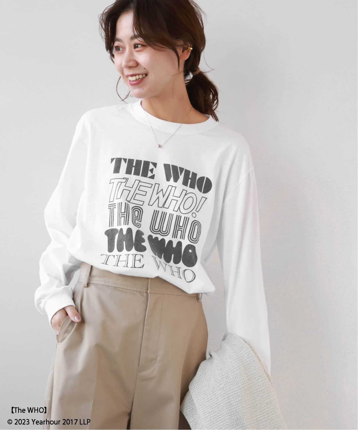 JOURNAL STANDARD relume GOOD ROCK SPEED ロングスリーブロックTEE ジャーナル スタンダード レリューム トップス カットソー・Tシャツ ホワイト ブラック【送料無料】のサムネイル