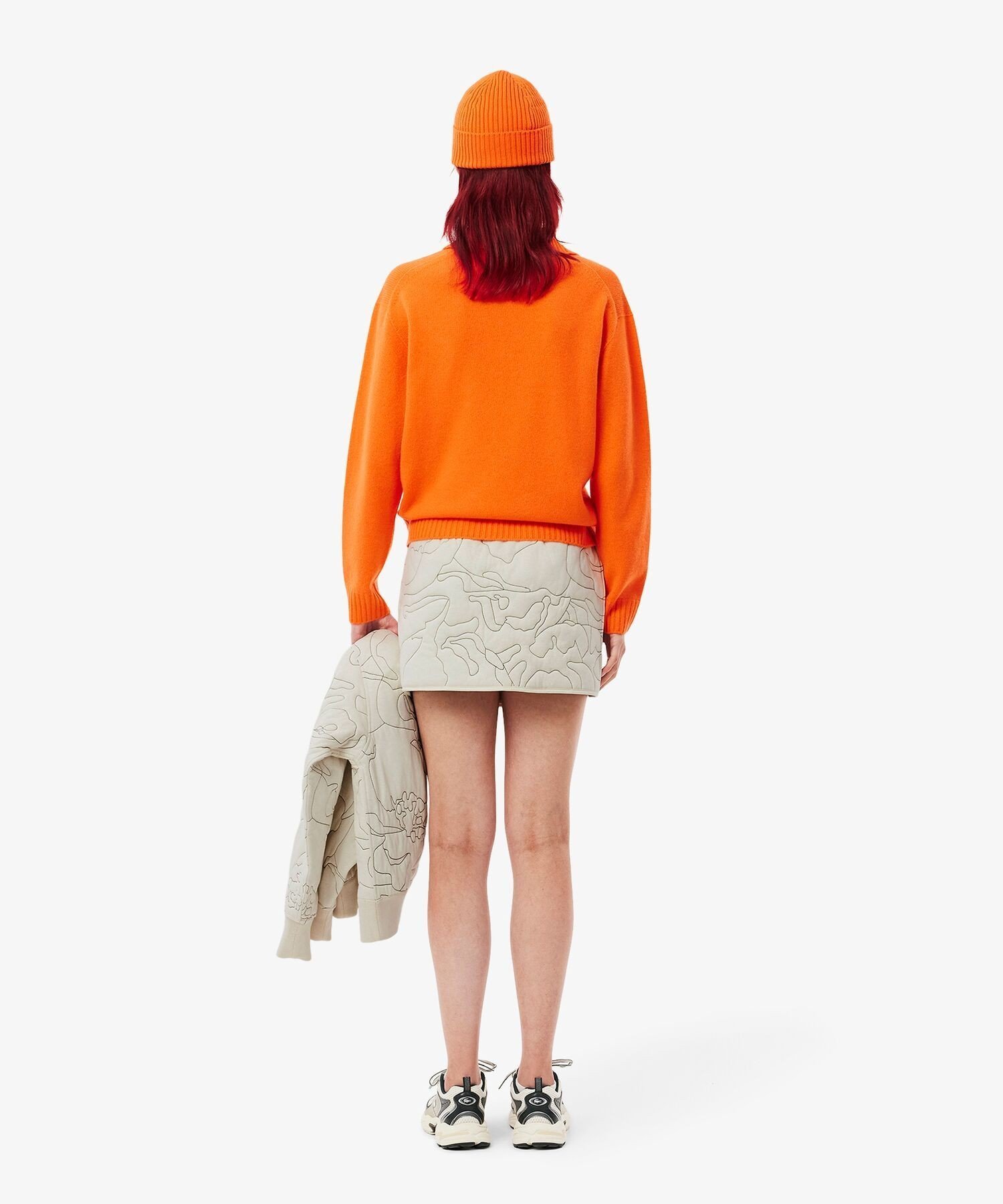 【SALE／40%OFF】LACOSTE リバーシブルキルティングスカート ラコステ スカート ミニスカート ホワイト【送料無料】