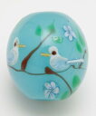 カヤ 【カヤ】鳥とんぼ玉2cm アミナコレクション 着物・浴衣・和装小物 和装小物 レッド ブルー ホワイト