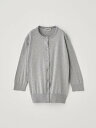 【SALE/30%OFF】JOHN SMEDLEY クルーネック7分袖コットンニットカーディガン | S4740 | 30G ジョンスメドレー トップス ニット シルバー【送料無料】