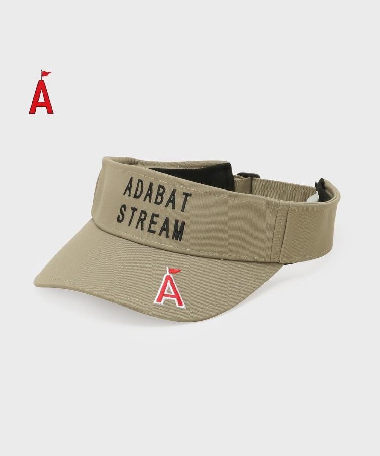 ADABAT STREAM ADABAT STREAM ロゴバイザー アダバット 帽子 その他の帽子 ブラック ピンク ホワイト【送料無料】