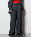 CITYSHOP 《予約》TACK SLACKS パンツ シティーショップ パンツ スラックス・ドレスパンツ グレー ブラック【送料無料】