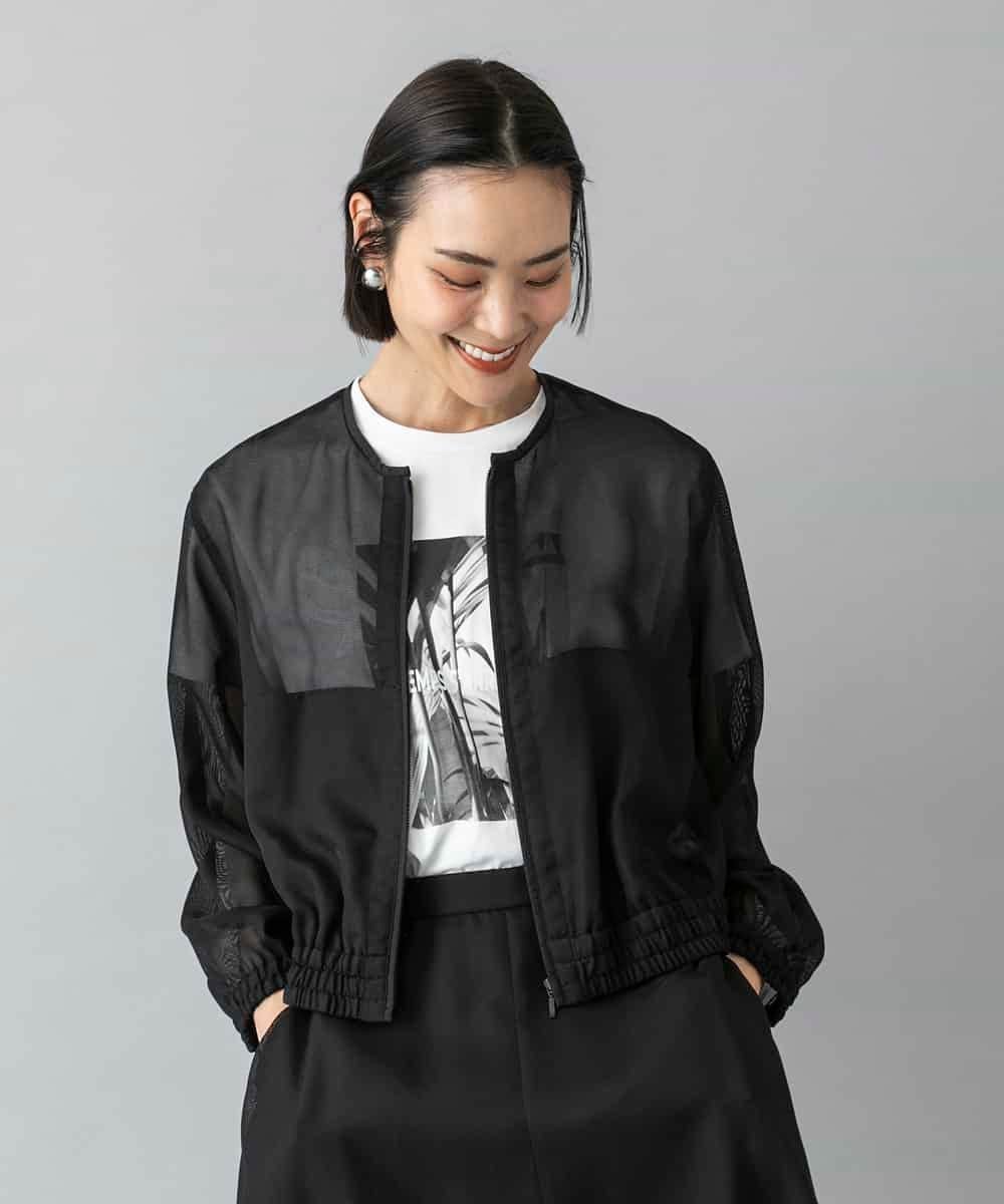 MICHEL KLEIN（小さいサイズ） [小さいサイズ]フォトTシャツ メゾンドゥサンク トップス カットソー・Tシャツ ホワイト