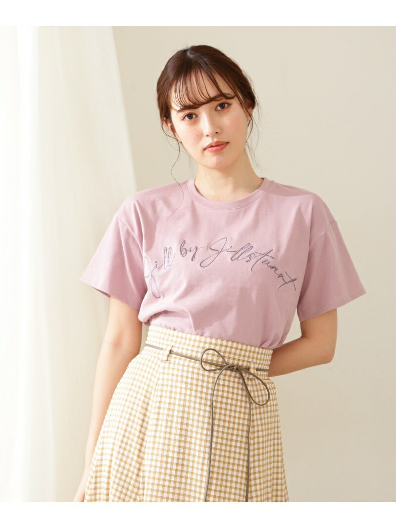 JILL by JILL STUART ◇ビッグロゴTシャツ ジル バイ ジル スチュアート トップス その他のトップス ピンク ホワイト ブラウン グリーン ブルー【送料無料】のサムネイル