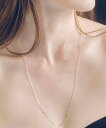 les bon bon les bon bon/victoria long necklace yellow gold ヴィクトリアロングネックレス イエローゴールド K10 10K ジュエリー ギフト ルボンボン セットアップセブン アクセサリー・腕時計 ネックレス ゴールド