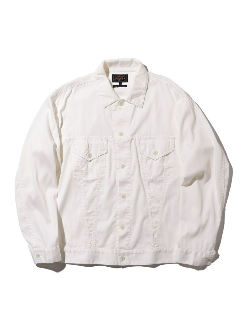 Bedford Cord Trucker Jacket 38-18-0162-791 38180162791: Off White