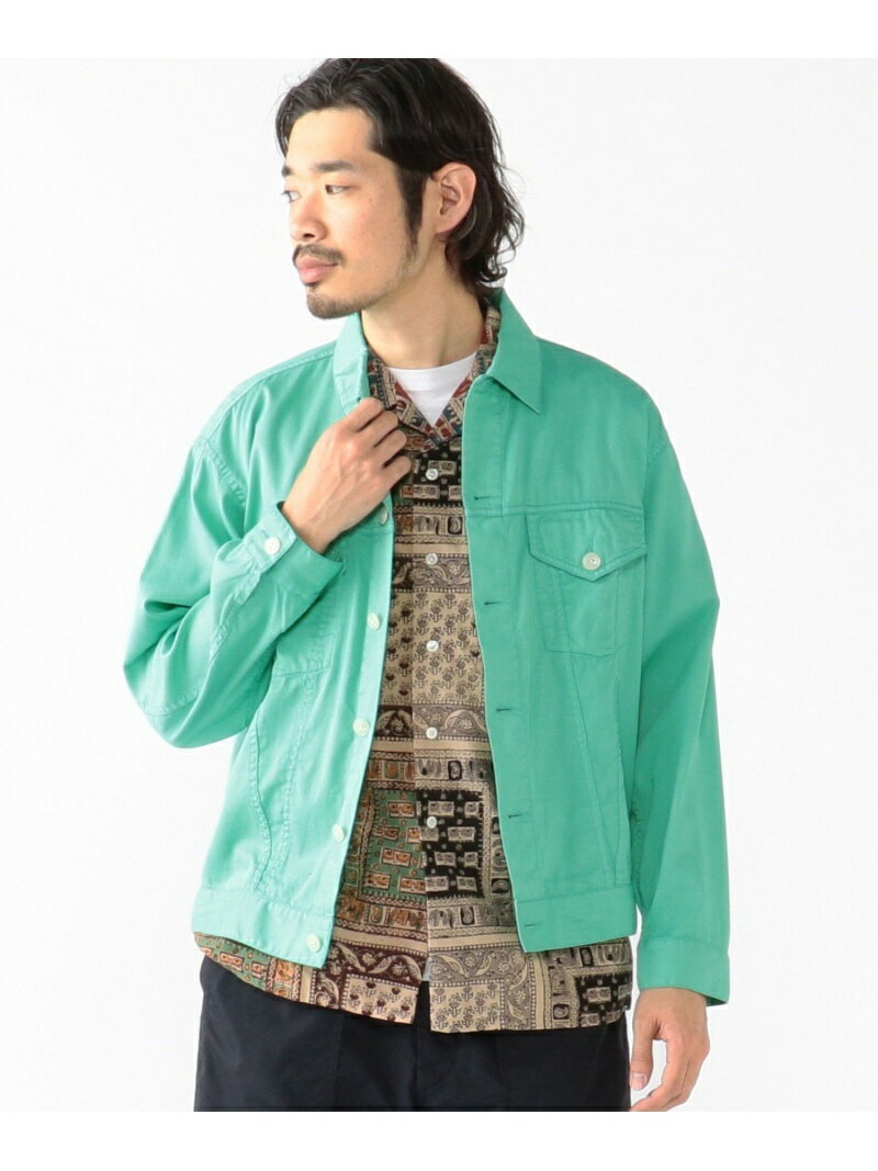 Bedford Cord Trucker Jacket 38-18-0162-791 38180162791: Mint Green