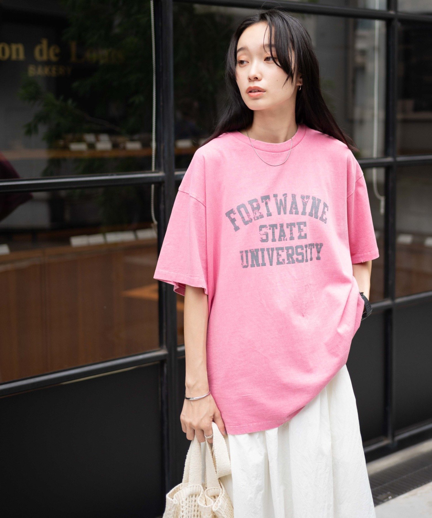 WEGO/ピグメントBIGTシャツ