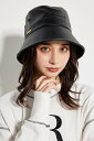 ニューエラ 【SALE／57%OFF】rienda NEW ERA(R)*rienda Fレザーバケットハット リエンダ 帽子 その他の帽子 ブラック ホワイト