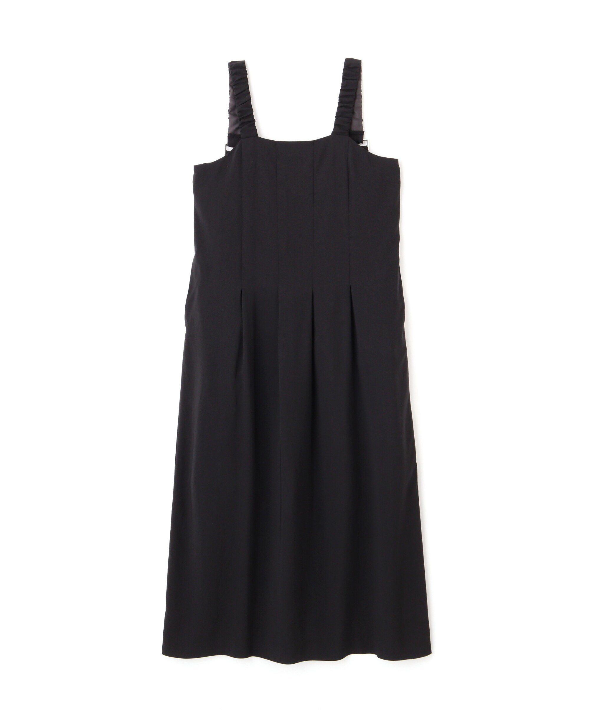 N. Natural Beauty Basic ギャザーストラップワンピース エヌ ナチュラルビューティーベーシック* ワンピース・ドレス ワンピース ブラウン ブラック