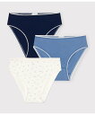 【SALE/10%OFF】PETIT BATEAU ショーツ3枚組 プチバトー インナー・ルームウェア ショーツ【送料無料】