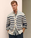 【SALE/20%OFF】BROOKS BROTHERS コットン/リネン マリナーストライプ モックネックカーディガン ブルックス ブラザーズ トップス カーディガン【送料無料】(4)