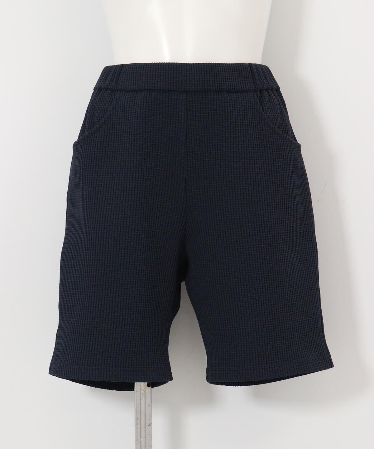 【SALE／40%OFF】Picone Club ワッフル地ハーフパンツ ピッコーネクラブ パンツ その他のパンツ ベージュ ネイビー ホワイト【送料無料】
