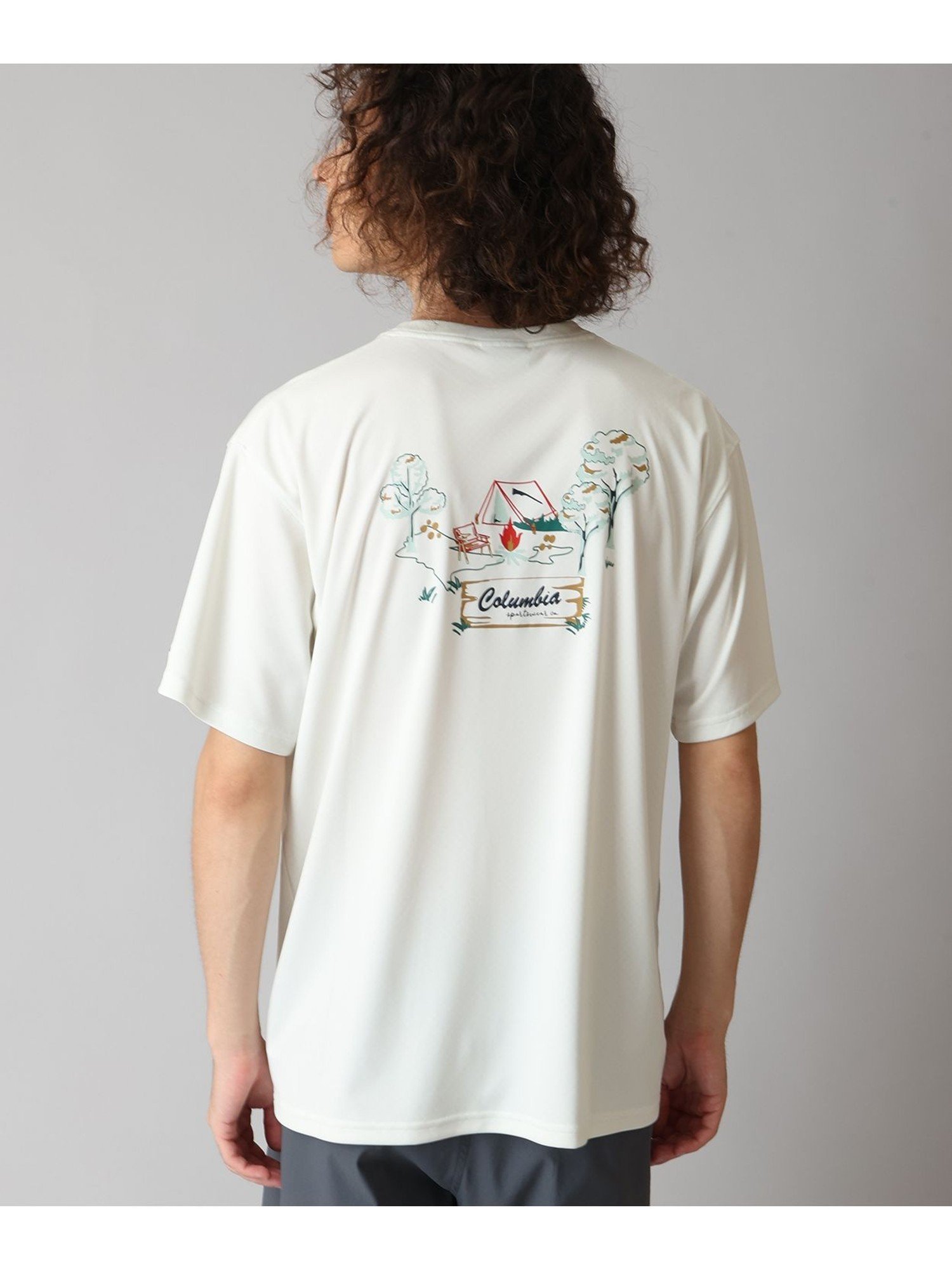 Columbia/ レイクアローヘッドグラフィックショートスリーブTシャツ /コロンビア コロンビア トップス カットソー・Tシャツ ブラック ブラウン パープル ホワイト ネイビー ブルー
