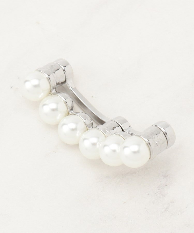 grove マグネットRラインパール調ブローチ グローブ アクセサリー・腕時計 ブローチ・コサージュ・バッジ ゴールド シルバー