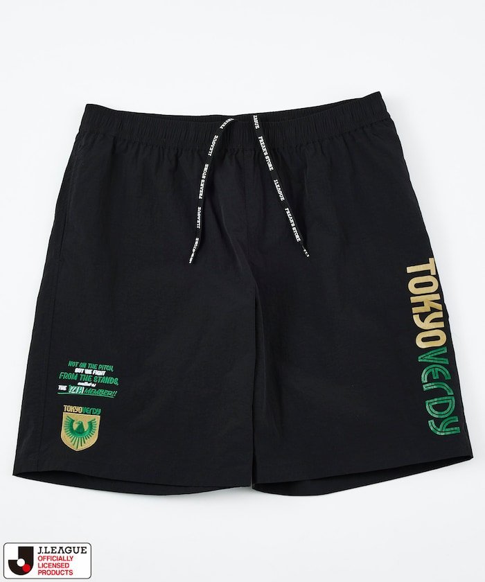 J.LEAGUE × FREAK'S STORE 別注 SUPPORTERS NYLON SHORTS 【東京ヴェルディ】 フリークスストア パンツ その他のパンツ ブラック グレー
