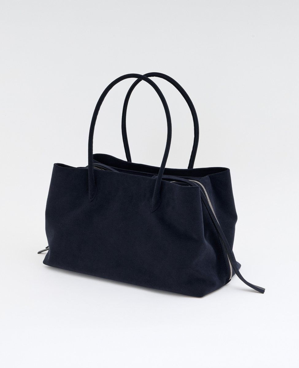 martinique 《別注》【MARY AL TERNA /メアリーオルターナ】RIKYU MICRO SUEDE マルティニーク バッグ ハンドバッグ ネイビー