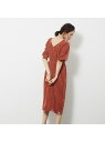 【SALE／50 OFF】Rouge vif la cle ベルベットカシュクールワンピース ルージュ ヴィフ ラクレ ワンピース ドレス シャツワンピース ピンク ブラック【送料無料】