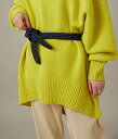 【SALE/30%OFF】ADAM ET ROPE' FEMME メッシュサッシュベルト アダムエロペ ファッション雑貨 ベルト ネイビー レッド【送料無料】