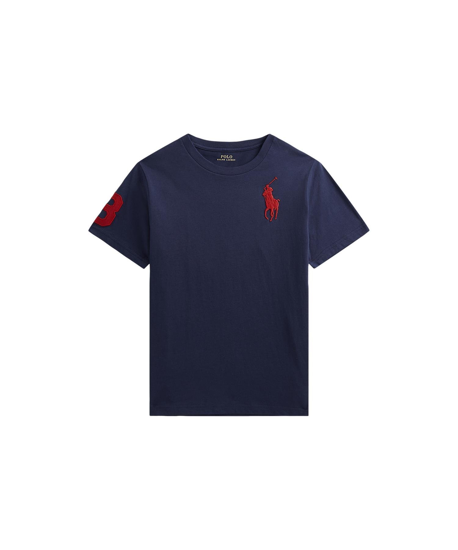 POLO RALPH LAUREN (ボーイズ 8才~20才)Big Pony コットン ジャージー Tシャツ ラルフローレン トップス カットソー・Tシャツ ネイビー【送料無料】