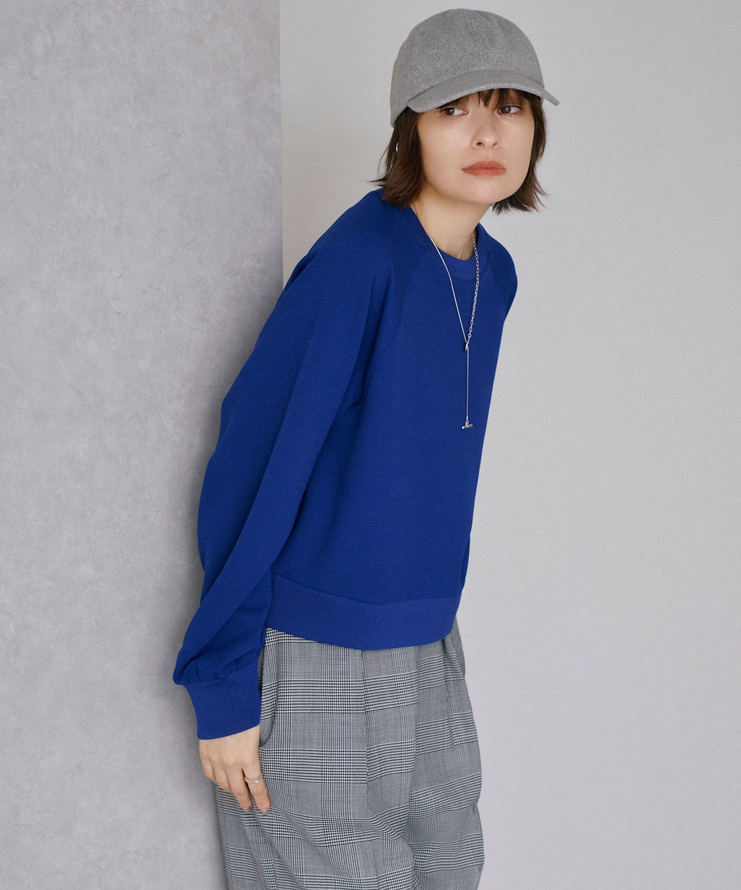 Other - 【SALE／30%OFF】ICB 【UVカット・洗える】ジョーゼットジャージー クロップド丈プルオーバー アイシービー トップス カットソー・Tシャツ ブラック ブルー ホワイト【送料無料】