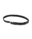 【SALE/4%OFF】a.v.v 【本革】レザーメッシュベルト アー・ヴェ・ヴェ ファッション雑貨 ベルト ブラック【送料無料】