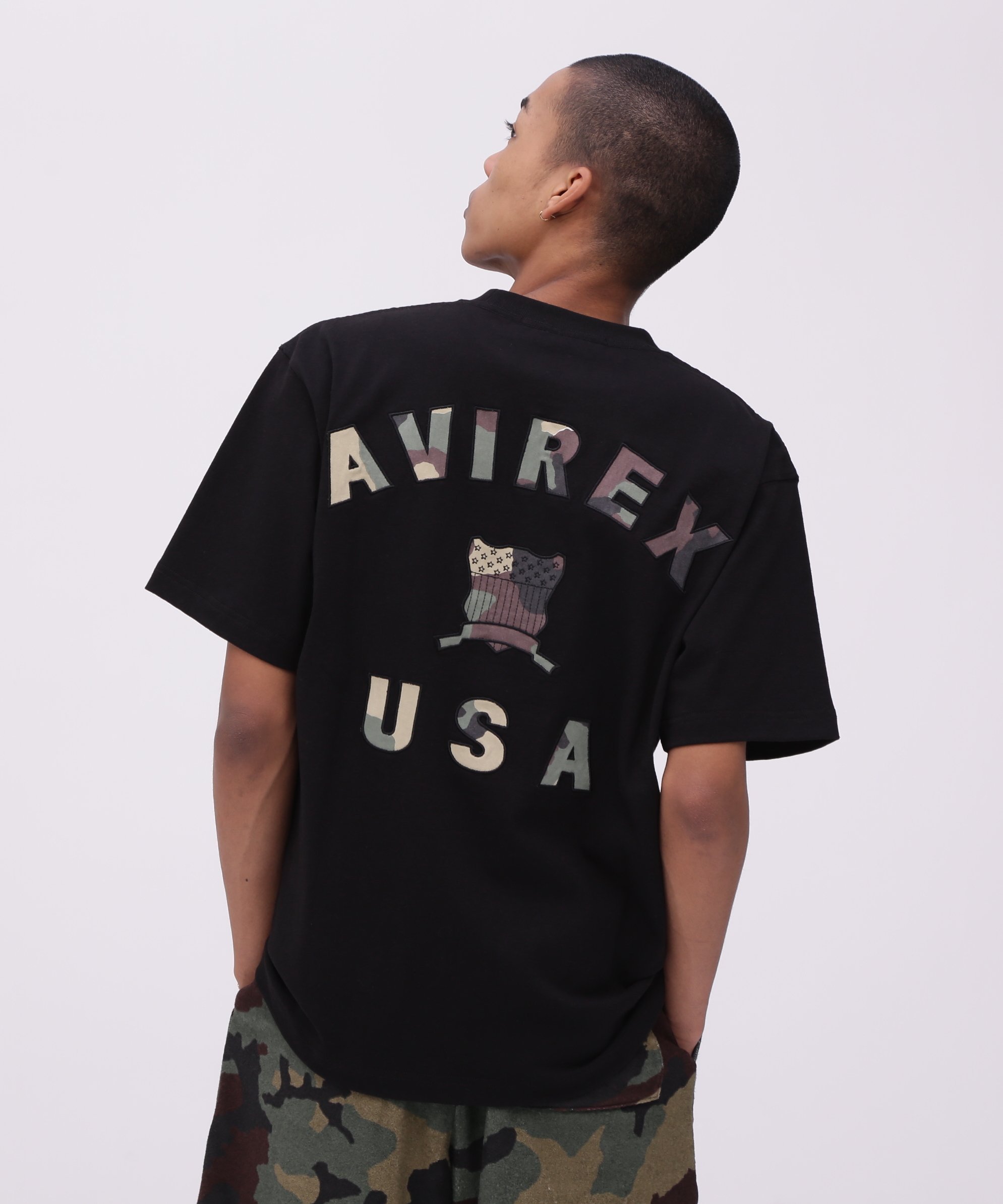 残り僅か!【AVIREX/アヴィレックス】迷彩ロゴ Tシャツ 限定 楽天市場】AVIREX(柄カモフラージュ・迷彩)(Tシャツ