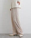 【SALE/20%OFF】VICKY レースイージーパンツ≪手洗い可能≫ ビッキー パンツ その他のパンツ ブラック ホワイト【送料無料】