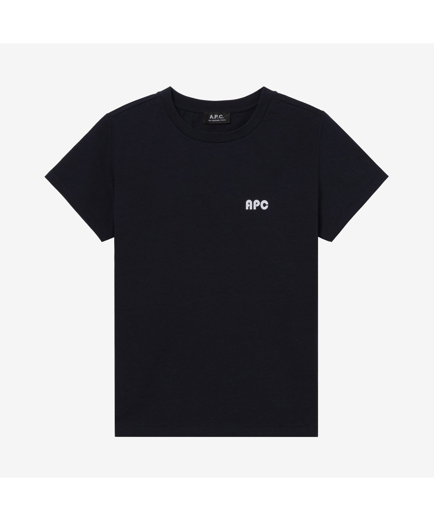 A.P.C. Tシャツ 406 F アー・ぺー・セー トップス カットソー・Tシャツ ネイビー ホワイト【送料無料】