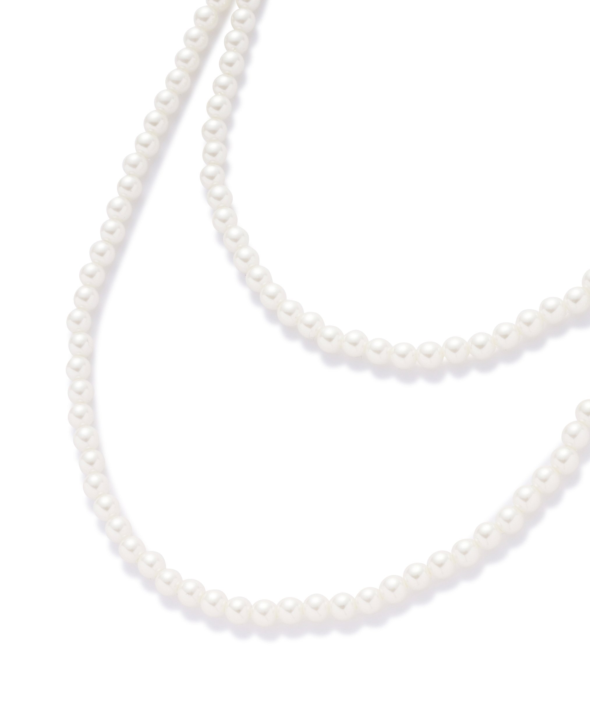 PROPORTION BODY DRESSING 2連パールネックレス プロポーションボディドレッシング アクセサリー・腕時計 その他のアクセサリー・腕時計 ホワイト