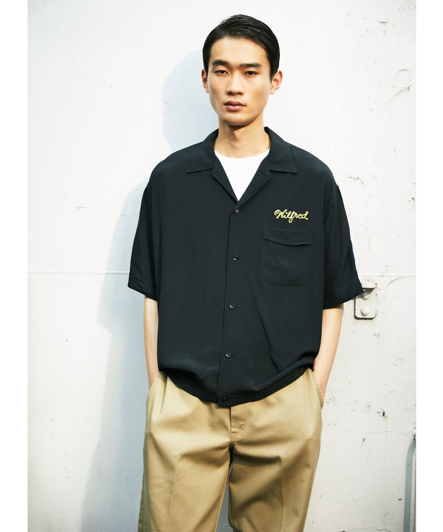 Bshop STYLE EYES ｜ ＜別注＞ボウリングシャツ MEN ビショップ トップス シャツ・ブラウス ブラック