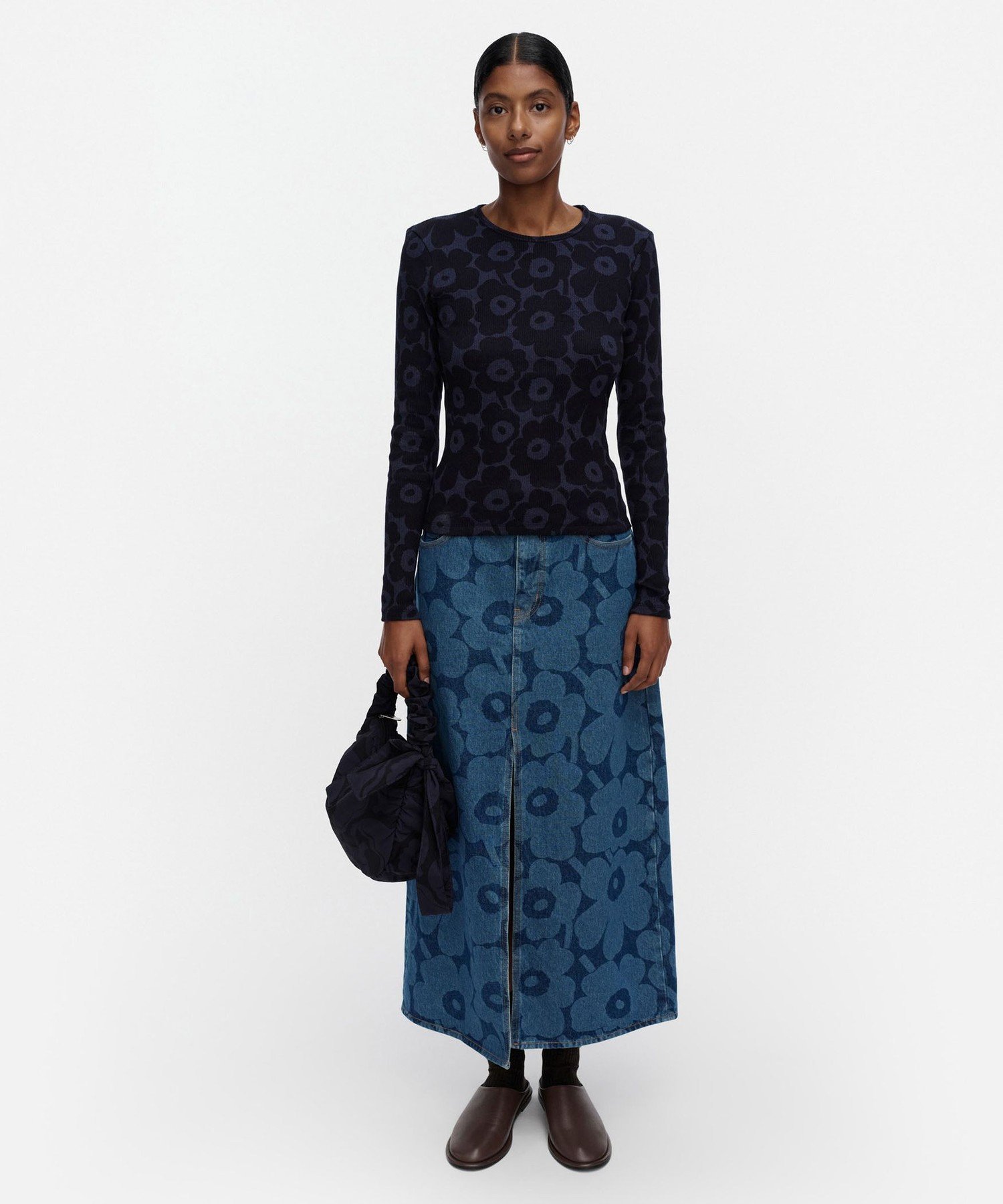 新品⭐︎marimekko Unikko カットソー ですブルー S 楽天市場】ブルー（ブランドマリメッコ）（トップス｜レディース