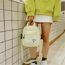 【SALE/30%OFF】Aimoon キャンバスバッグ 2way ミニ ミニミニストア バッグ ショルダーバッグ イエロー ホワイト ブラック ピンク
