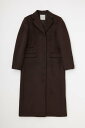 【SALE/60%OFF】MOUSSY ストレートロングコート マウジー ジャケット・アウター その他のジャケット・アウター ネイビー ブラウン ブラック【送料...
