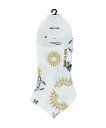 【SALE/44%OFF】COMME CA MEN (M)COMME CA MEN/コムサメン アンクル綿混 天体柄 ボディライフ 靴下・レッグウェア 靴下 ネ...