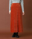 【SALE/40%OFF】DRESSTERIOR コーデュロイイージースカート ドレステリア スカート ロング・マキシスカート レッド【送料無料】