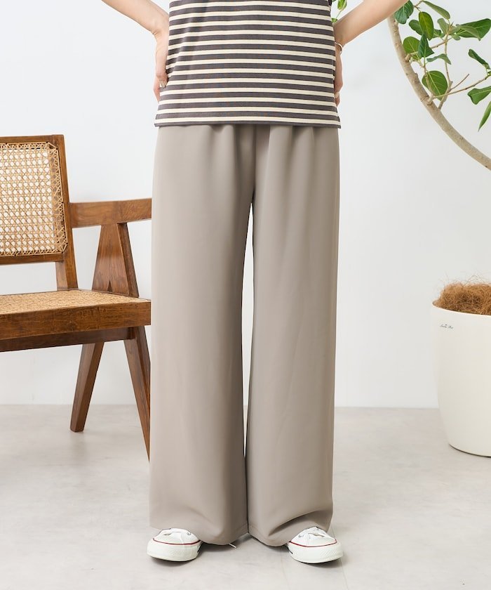 【SALE／70%OFF】FREAK'S STORE 360度 スレンダールックパンツ/シームレス イージーパンツ/とろみパンツ ＜サイズ展開あり＞ 25SS フリークスストア パンツ その他のパンツ ブラウン ブルー ブラック グレーのサムネイル