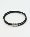 チャイハネ レザーマグネットMEN'Sブレスレット アミナコレクション アクセサリー・腕時計 ブレスレット・バングル ホワイト ブラック(4)