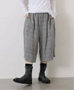 journal standard luxe 《予約》シルクMIXチェック ハーフパンツ ジャーナルスタンダード ラックス パンツ その他のパンツ グレー【送料無...