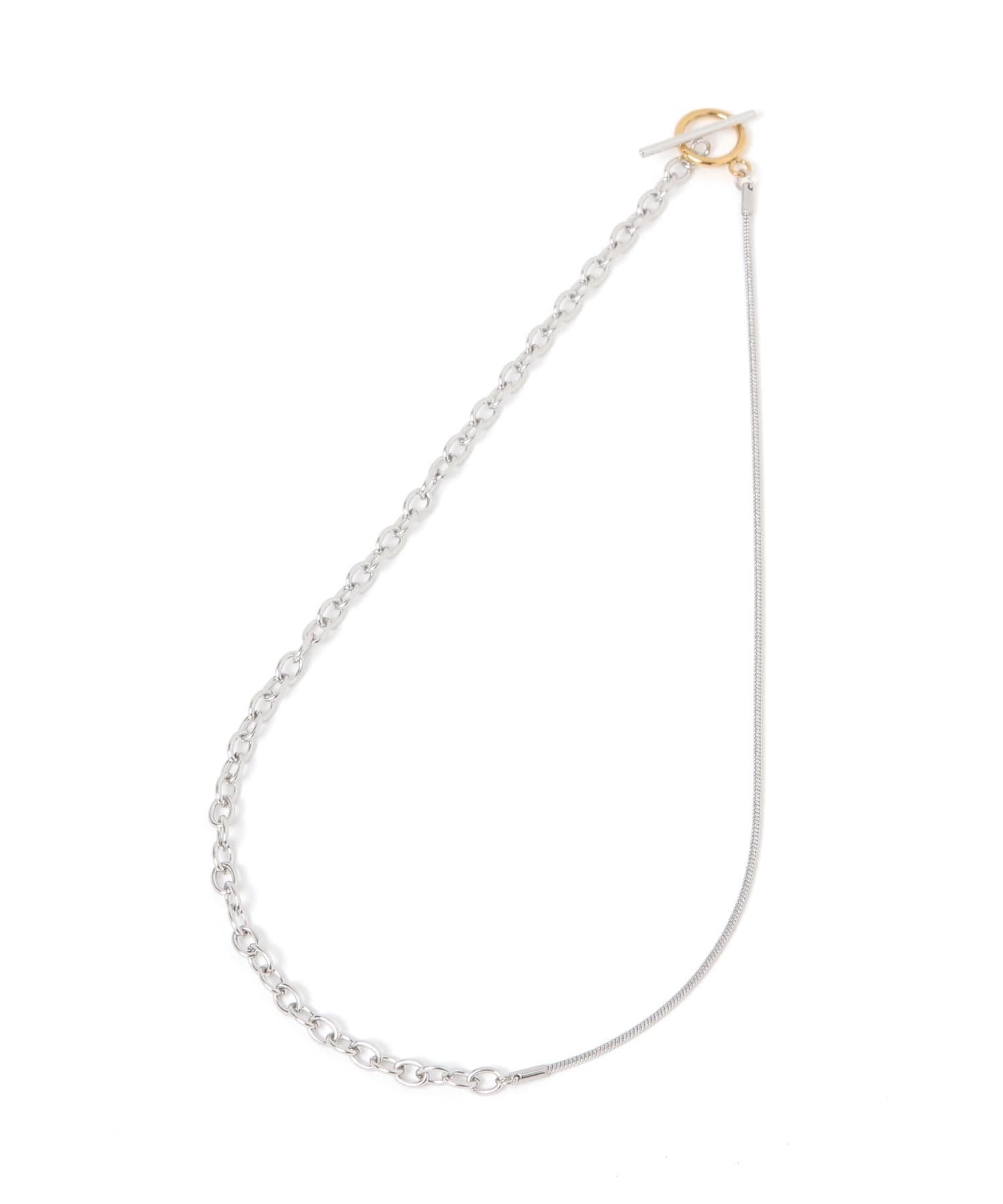 GLOBAL WORK ステンレスダブルチェーンネックレス/794166 グローバルワーク アクセサリー・腕時計 ネックレス シルバー stylife-15715863 Rakuten Fashion サンプル画像3