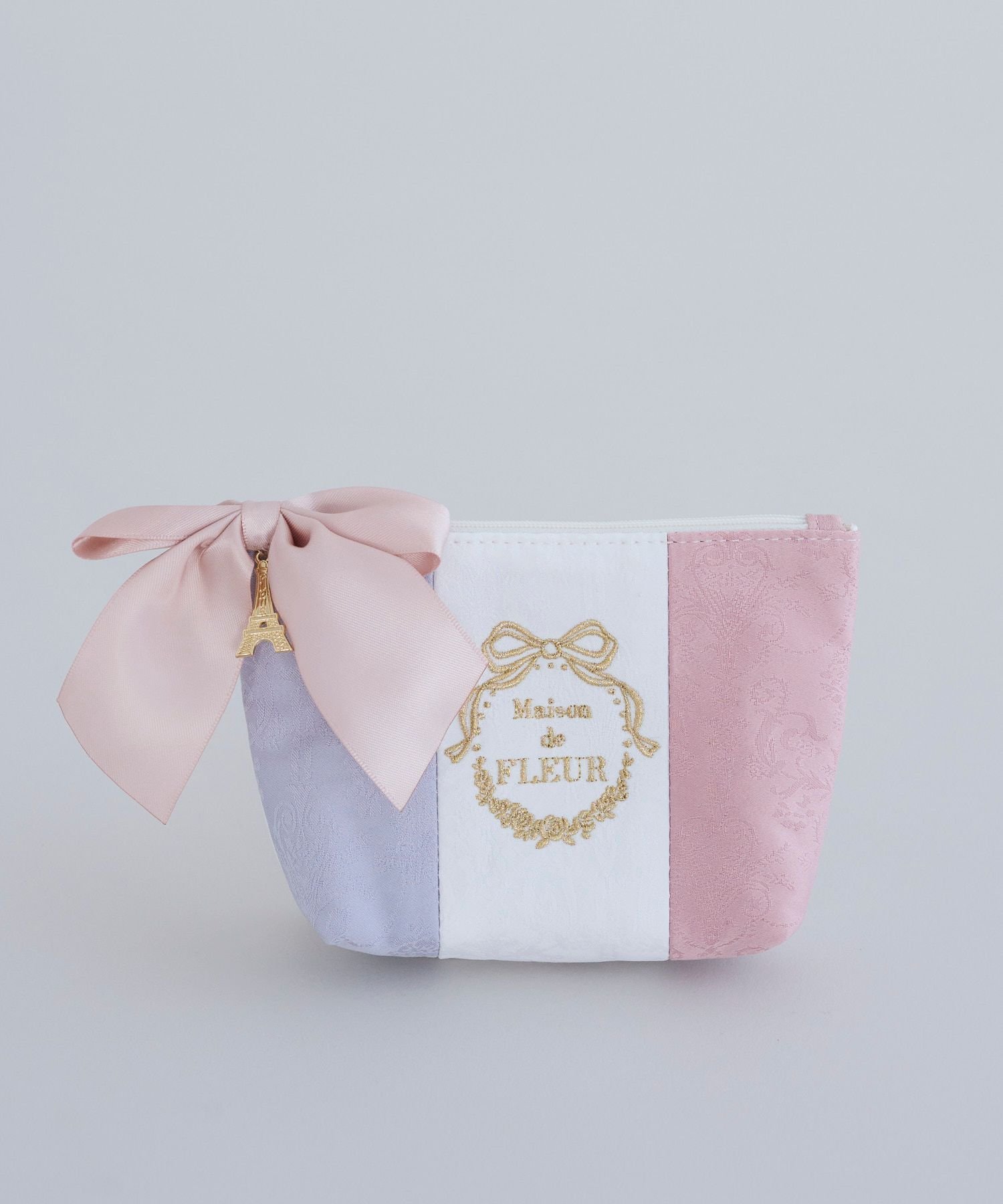 Maison de FLEUR トリコロールポーチ メゾン ド フルール 財布・ポーチ・ケース ポーチ