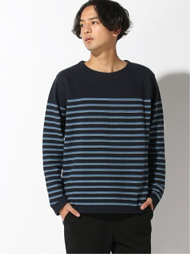 【SALE/60%OFF】GLOBAL WORK (M)ラッセルボーダーT グローバルワーク カットソー Tシャツ ホワイト オレンジ ネイビー