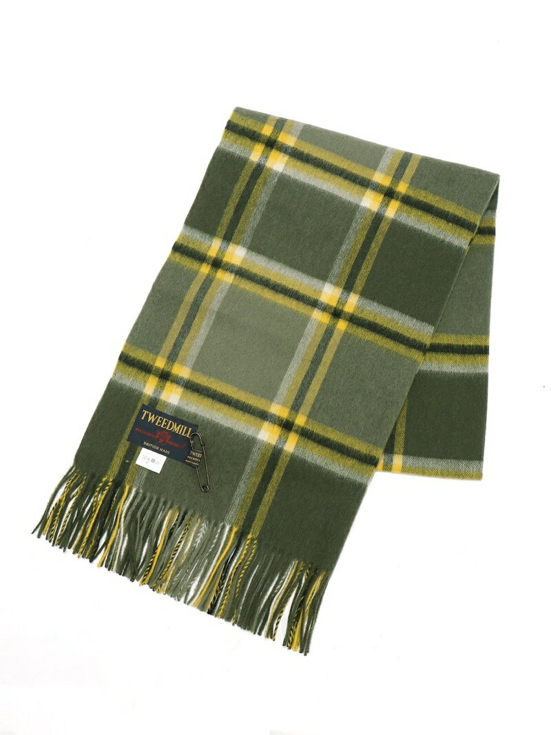 【SALE／30%OFF】TWEEDMILL TWEED MILL/チェックストール ジャーナル スタンダード レリューム ファッション雑貨 マフラー・ストール・ネックウォーマー カーキ ブラック グレー ベージュ【送料無料】のサムネイル
