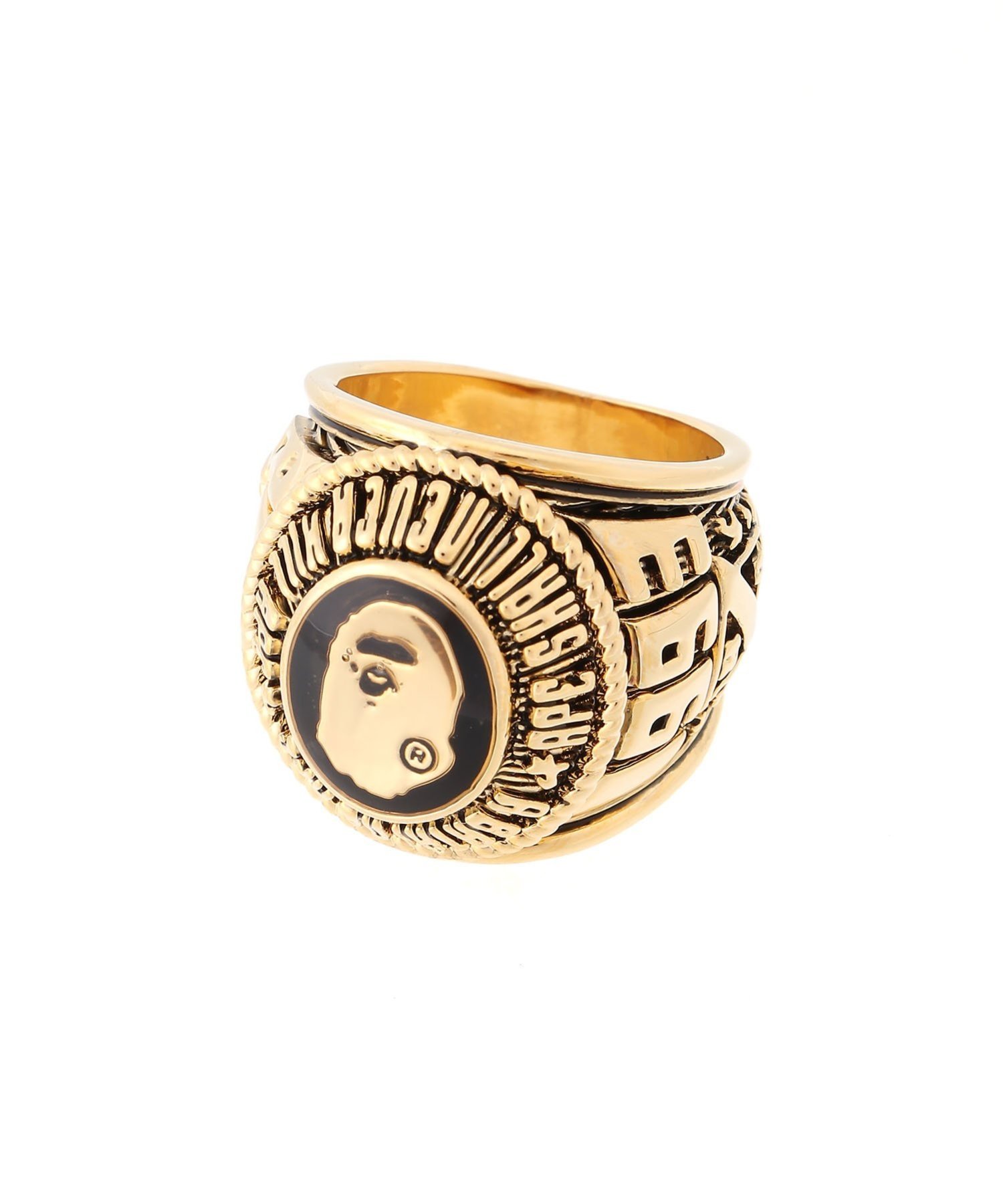 A BATHING APE BAPE COLLEGE RING ア ベイシング エイプ アクセサリー・腕時計 リング・指輪 ゴールド シルバー【送料無料】