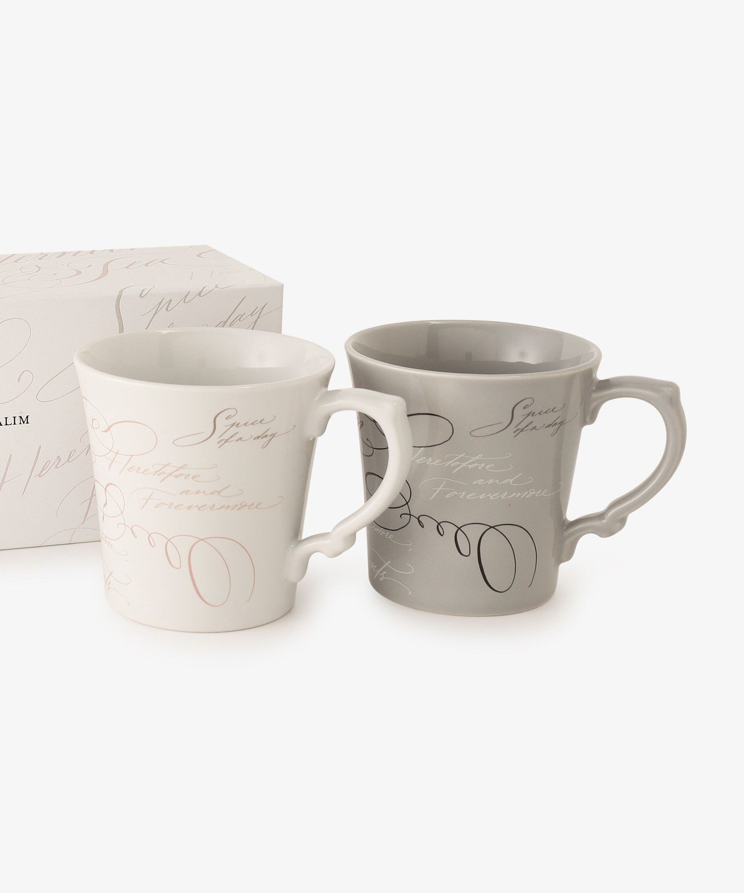 Afternoon Tea LIVING マグカップペアセット/ヴェロニカ・ハリム アフタヌーンティー・リビング 食器・調理器具・キッチン用品 グラス・マグカップ・タンブラー ホワイト【送料無料】のサムネイル