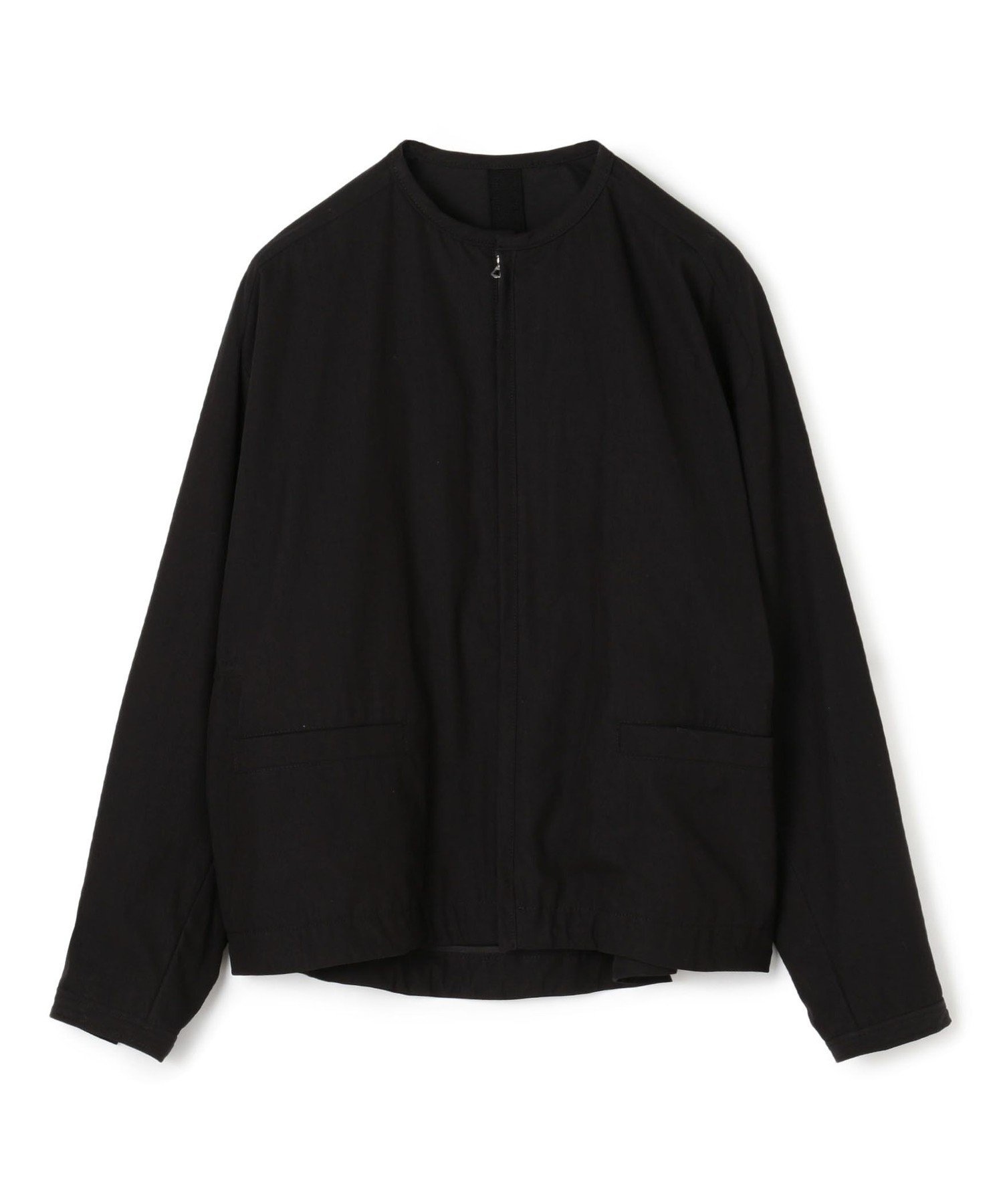 【SALE／39%OFF】TOMORROWLAND MEN コットンナイロン ジップアップブルゾン トゥモローランド ジャケット・アウター ブルゾン・ジャンパー ブラウン ブラック【送料無料】
