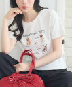 【SALE/52%OFF】ems excite dogプリントTEE レトロガール トップス カットソー・Tシャツ ホワイト ブルー