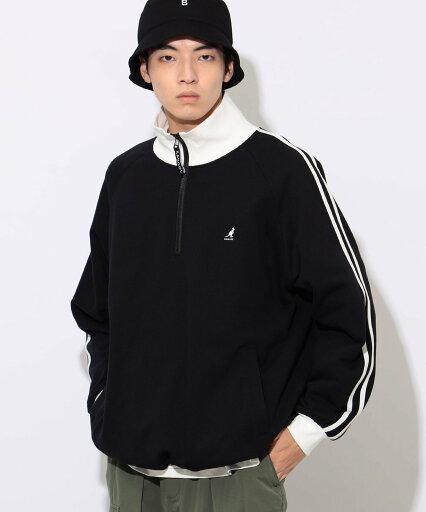 【SALE/40%OFF】BEAMS HEART MEN KANGOL / ハーフジップ スウェット ビームス アウトレット トップス スウェット・トレーナー ブラック ホワイト【送料無料】 【SALE/40%OFF】BEAMS HEART MEN KANGOL / ハーフジップ スウェット ビームス アウトレット トップス スウェット・トレーナー ブラック ホワイト【送料無料】