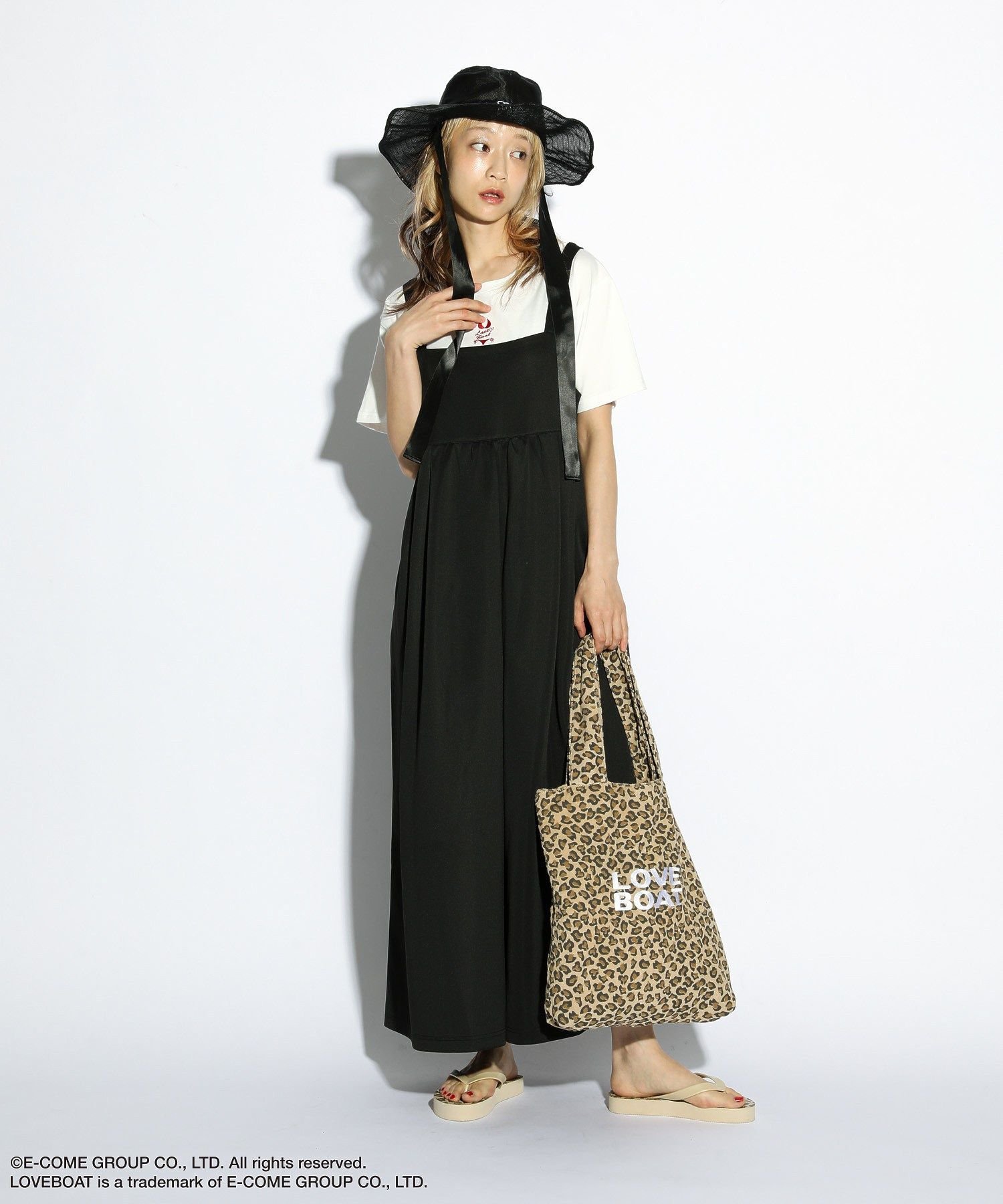 【SALE／50%OFF】Green Parks ■LOVEBOAT レオパードビーチサンダル グリーンパークス シューズ・靴 サンダル グリーン