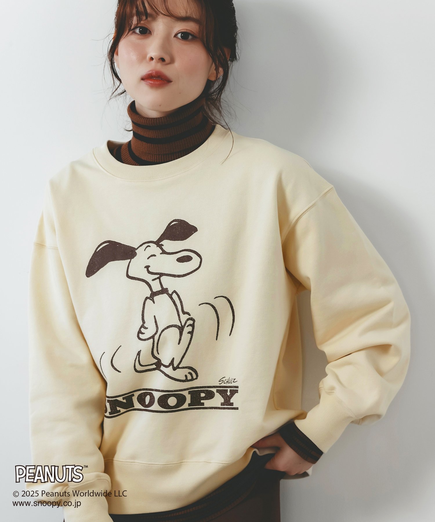 【SALE／10%OFF】le.coeur blanc 【PEANUTS】ヴィンテージライクスウェット ルクールブラン トップス ..